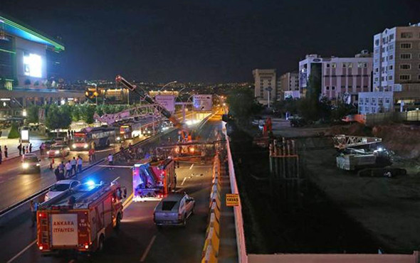 Dev vinç yola devrildi! - Resim: 3