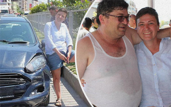 İlginç olay! Önündeki TIR'a üst üste çarptıktan sonra... - Resim: 1