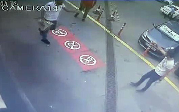 Minibüs şoförü polise kemerle saldırdı: Polis silahını ateşledi! - Resim: 1