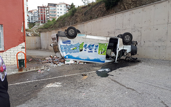 Faciadan dönüldü: Okulun bahçesine uçtu! - Resim: 1