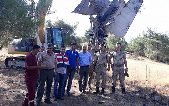 Gaziantep'te bulunan Rus füzesi enkazı taşındı! - Resim: 1