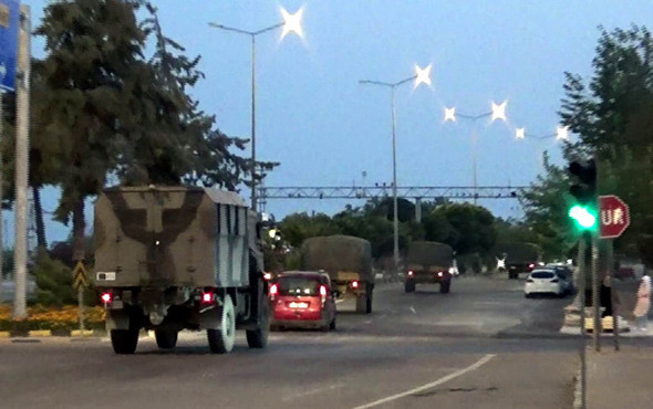 Sınırda hareketlilik: Suriye'ye askeri sevkıyat! - Resim: 1