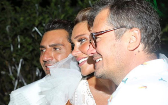 Cennet'te bir düğün! Seren Serengil Yaşar İpek çifti beyazlar içinde evlendi - Resim: 4