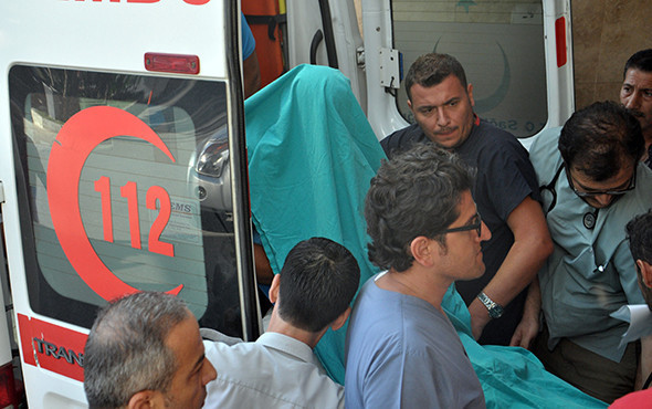 5 metreden düşen çocuğun başına demir çubuk saplandı! - Resim: 2