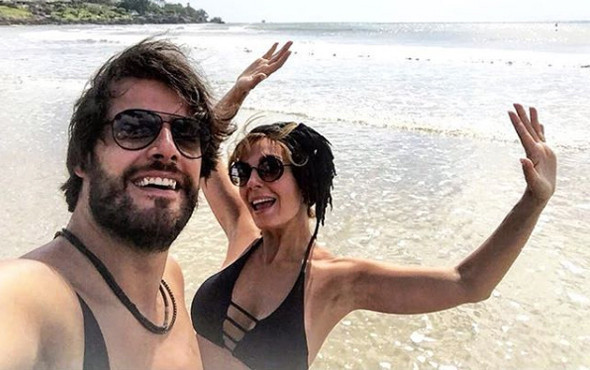 Özge Özder Sinan Güleryüz çiftinin aşk kokan balayı tatili!  - Resim: 1