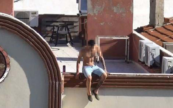 Onu gören çığlık atmaya başladı: Beton zemine çakıldı! - Resim: 1