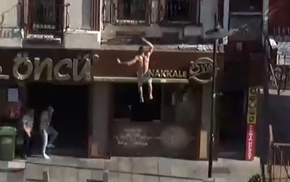 Onu gören çığlık atmaya başladı: Beton zemine çakıldı! - Resim: 3