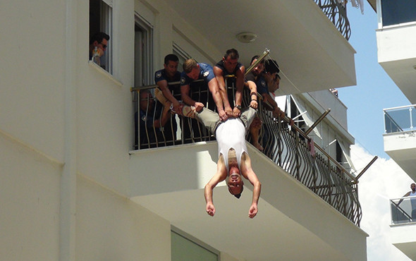 Balkonda dehşet anları! - Resim: 4