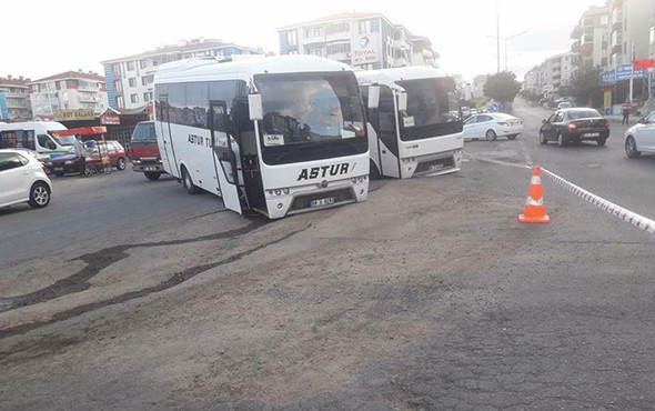 Ne olduğunu kimse anlamadı: Minibüsler yola saplandı! - Resim: 1