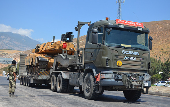 Suriye sınırına askeri sevkıyat sürüyor! - Resim: 2