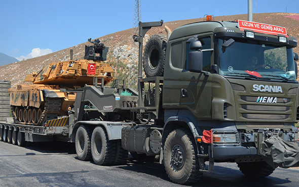 Suriye sınırına askeri sevkıyat sürüyor! - Resim: 3