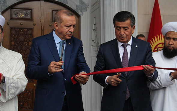 Erdoğan'a Kırgızistan'da büyük ilgi - Resim: 3