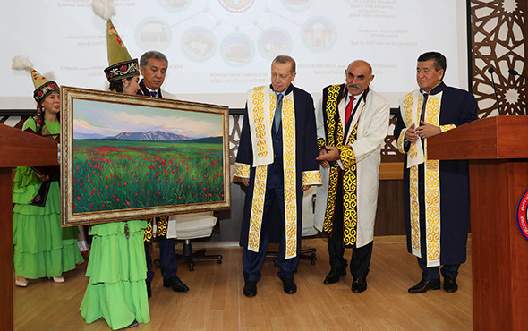 Erdoğan'a Kırgızistan'da büyük ilgi - Resim: 4