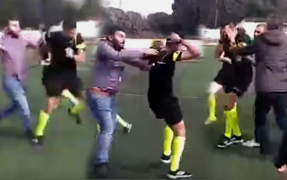 Hakeme tekme ve yumruklarla saldırdılar! - Resim: 1