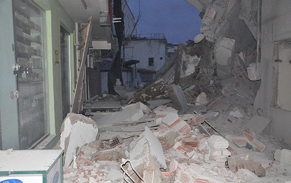 Denizli'de bina çöktü: Ortalık savaş alanına döndü! - Resim: 4