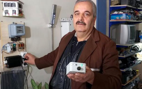 Geliştirdiği cihazla elektrikte kendisine yüzde 25 indirim yapıyor! - Resim: 1