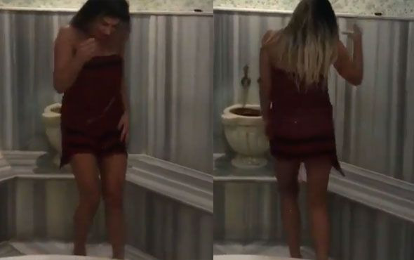 Şarkıcı Hatice'nin hamam görüntüleri olay oldu - Resim: 3