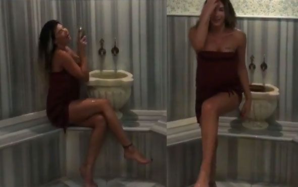 Şarkıcı Hatice'nin hamam görüntüleri olay oldu - Resim: 2