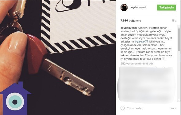 Ceyda Düvenci minik kızına ev aldı - Resim: 2