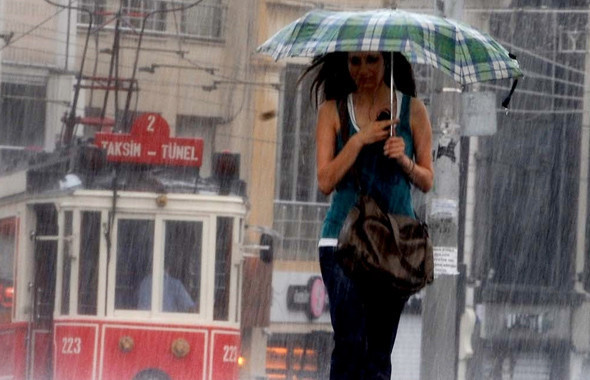 Hem dolu hem yağmur! Arka arkaya hava durumu alarmı - Resim: 1