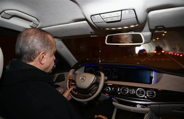 Kasımpaşa Tüneli açıldı! Direksiyonun başına Erdoğan geçti - Resim: 2