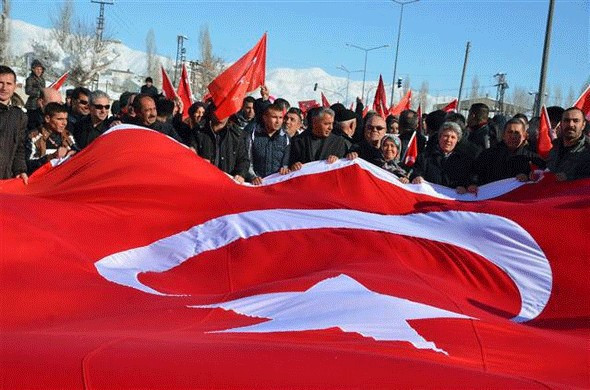 Türkiye tek yürek oldu teröre böyle meydan okudu! - Resim: 1