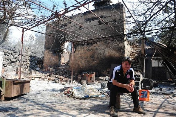 Küle dönen Adrasan'dan iç parçalayan fotoğraflar - Resim: 2