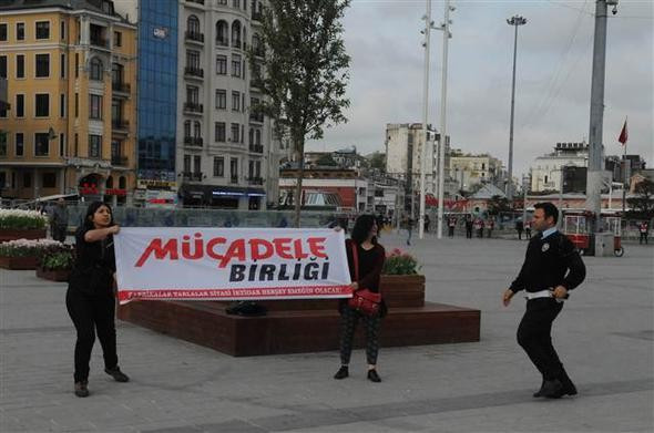 Taksim'de gözaltılar var! Tüm güvenlik önlemlerine rağmen... - Resim: 2