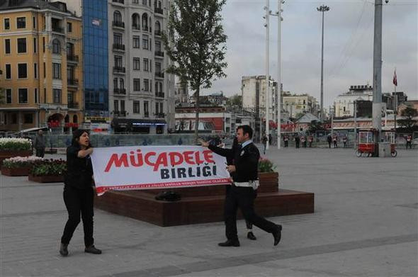 Taksim'de gözaltılar var! Tüm güvenlik önlemlerine rağmen... - Resim: 3