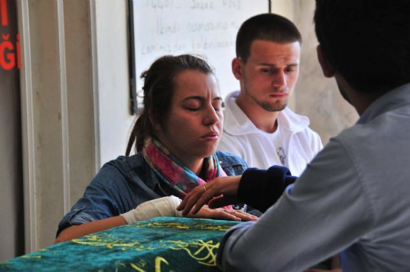 Hastaneden eşinin cenazesine - Resim: 1