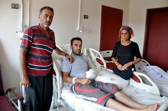 Kopan elini bırakıp kaçtı! - Resim: 1