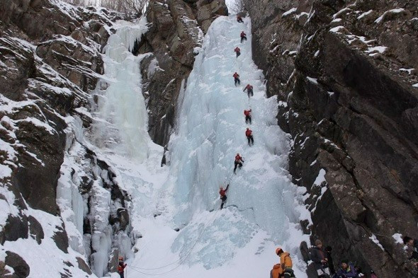 Erzurum'da buz gibi tırmanış - Resim: 1