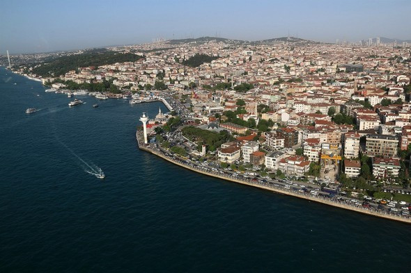 Avrasya Tüneli ilk kez havadan görüntülendi - Resim: 1