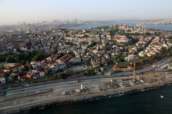 Avrasya Tüneli ilk kez havadan görüntülendi - Resim: 2