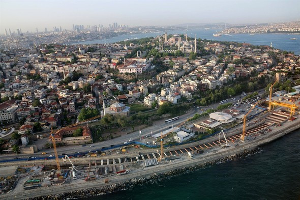 Avrasya Tüneli ilk kez havadan görüntülendi - Resim: 3