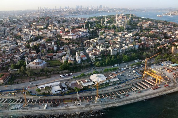 Avrasya Tüneli ilk kez havadan görüntülendi - Resim: 4