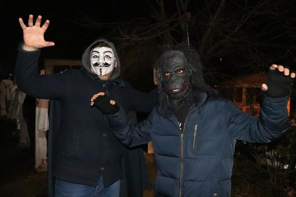 Çamlıca köyünde eski bir Balkan geleneği olan "Bocuk Gecesi" kutlandı - Resim: 3