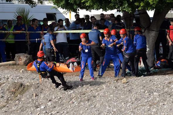 Nefes kesen tatbikatı yüzlerce kişi izledi - Resim: 3
