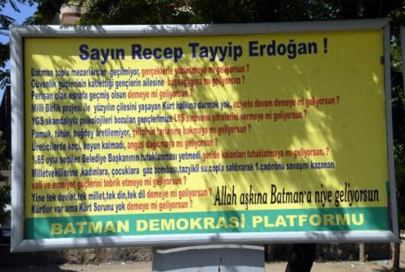 Başbakan''ı bu afişlerle karşılayacaklar! - Resim: 4