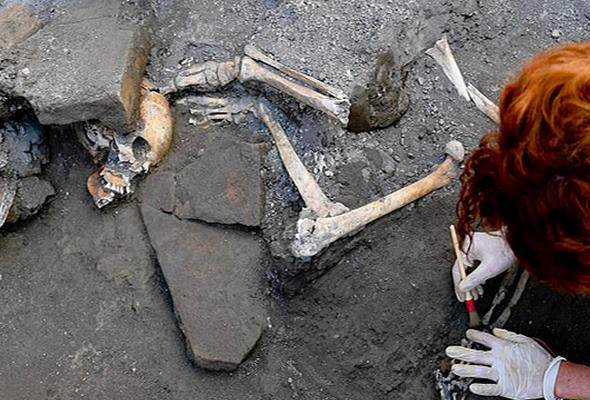 Pompeii kentinde yeni iskeletler bulundu! - Resim: 3