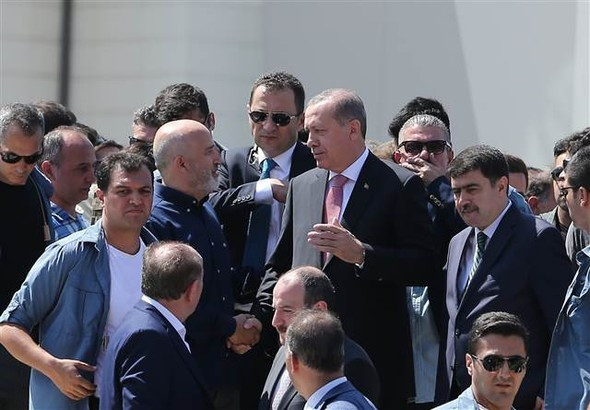 Erdoğan'dan Erol Olçok'un mezarına ziyaret - Resim: 1