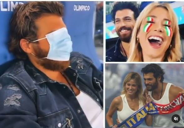 Türkiye-İtalya maçında Can Yaman'dan olay tepki! - Resim: 1