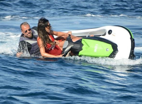 Selen Görgüzel ve Hamdi Alkan korkutan jet ski kazası  - Resim: 3