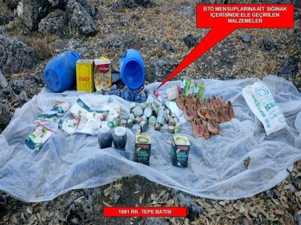 Yerin  kat kat altında 5 odalı PKK mağarası! İçinden çıkana bakın - Resim: 2