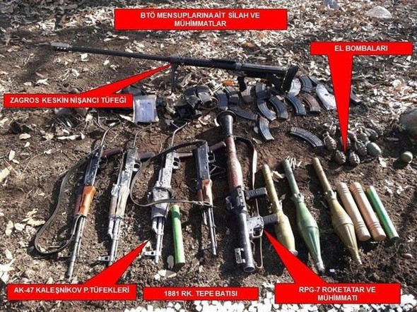 Yerin  kat kat altında 5 odalı PKK mağarası! İçinden çıkana bakın - Resim: 4