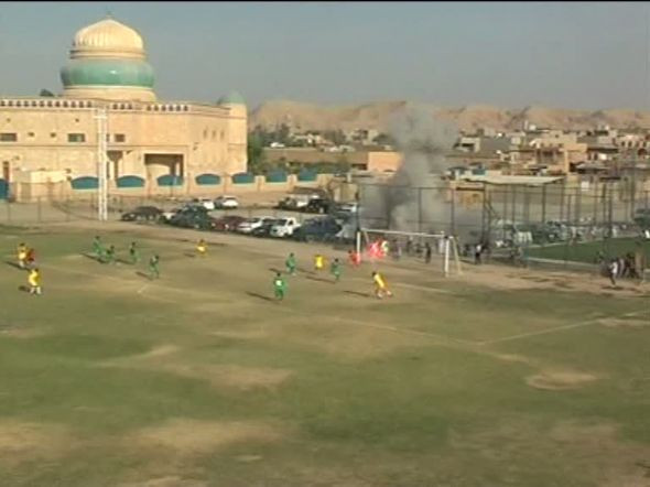 Futbol maçında patlama - Resim: 1