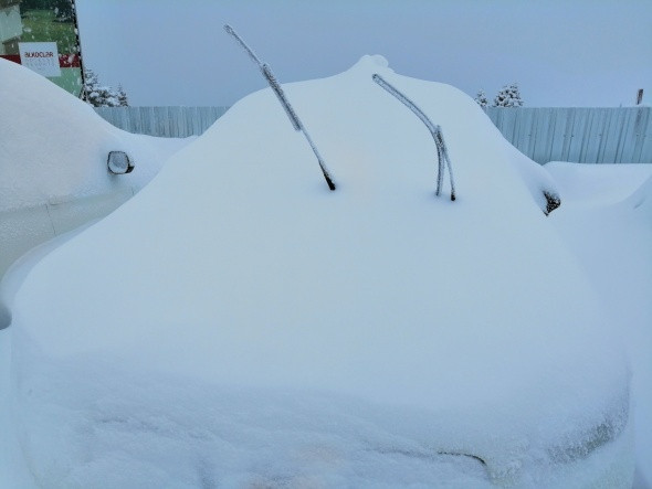 Uludağ'da şoke eden görüntüler! Otomobiller kayboldu - Resim: 3