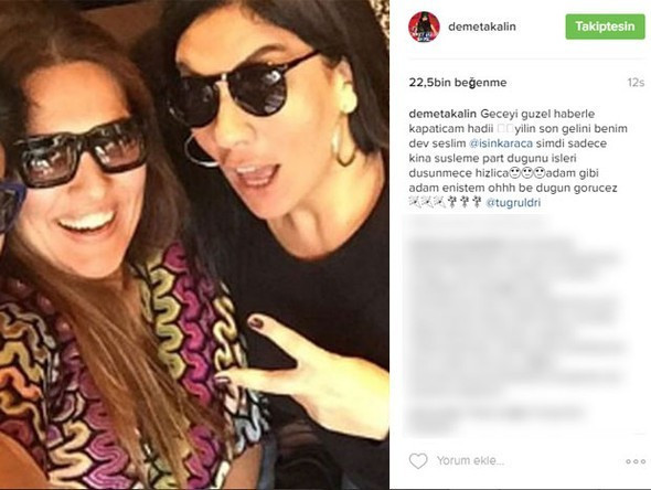 Işın Karaca evleniyor Demet Akalın duyurdu - Resim: 3