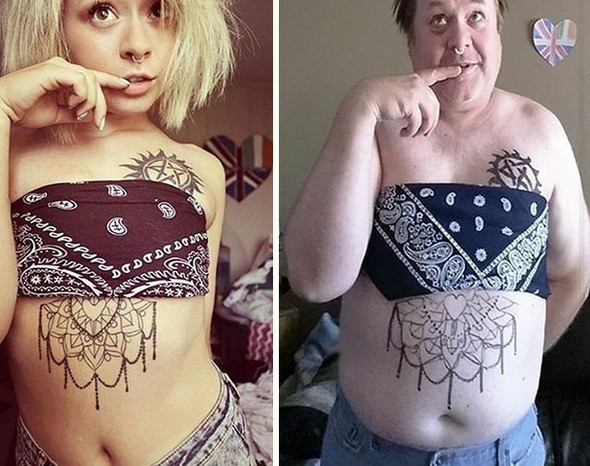 Kızı gibi poz verdi instagram'da olay oldu - Resim: 1