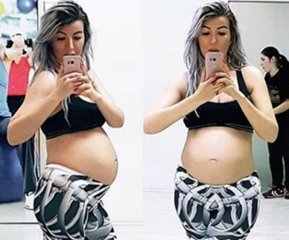 Bebeğinin babası ortaya çıkmıştı! Karnı burnunda klip çekti - Resim: 4